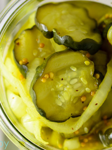 Bread and Butter Pickles - Kitchen Joy