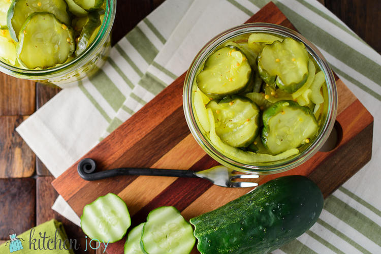 Bread and Butter Pickles - Kitchen Joy