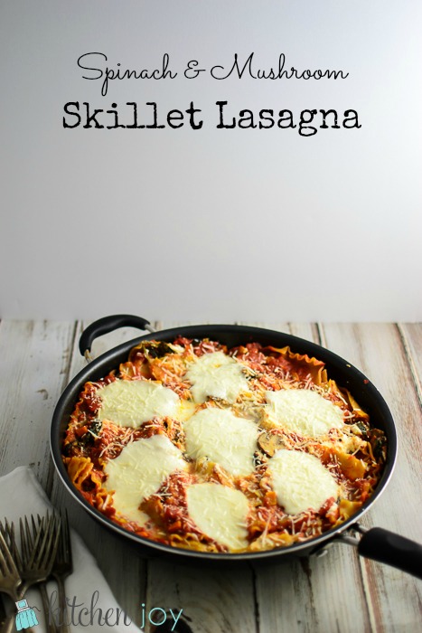 Spinach-Mushroom-Skillet-Lasagna