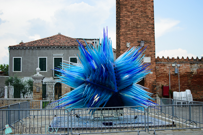 Murano glass sculpture in Murano, Italy.