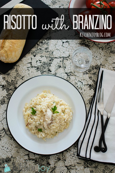 Risotto with Branzino - Kitchen Joy