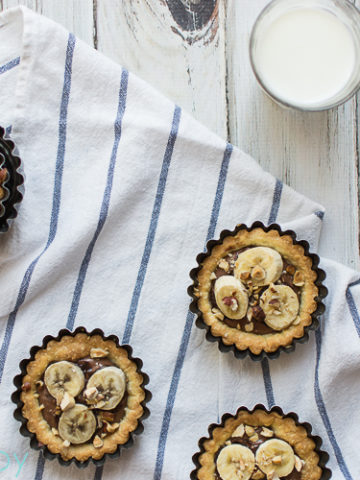 Nutella Tartlets with Banana - Kitchen Joy