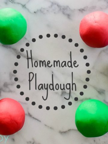 Homemade Playdough - Kitchen Joy