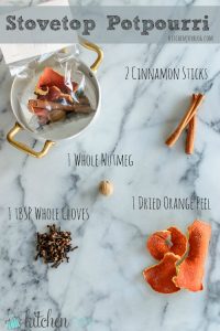 Holiday Stovetop Potpourri + Free Printable - Kitchen Joy