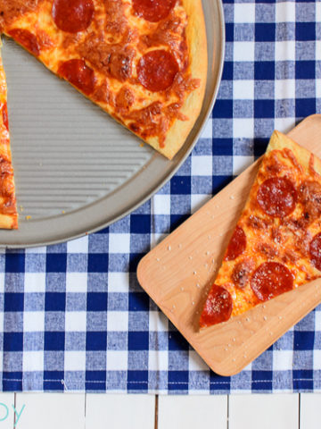 Crispy Thin Crust Pizza - Kitchen Joy