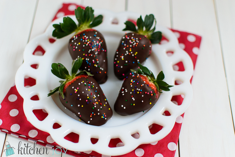 Chocolate Covered Strawberries - Kitchen Joy