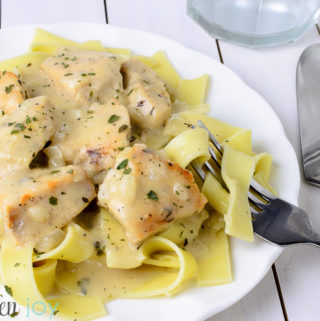 Creamy Chicken and Noodles - Kitchen Joy