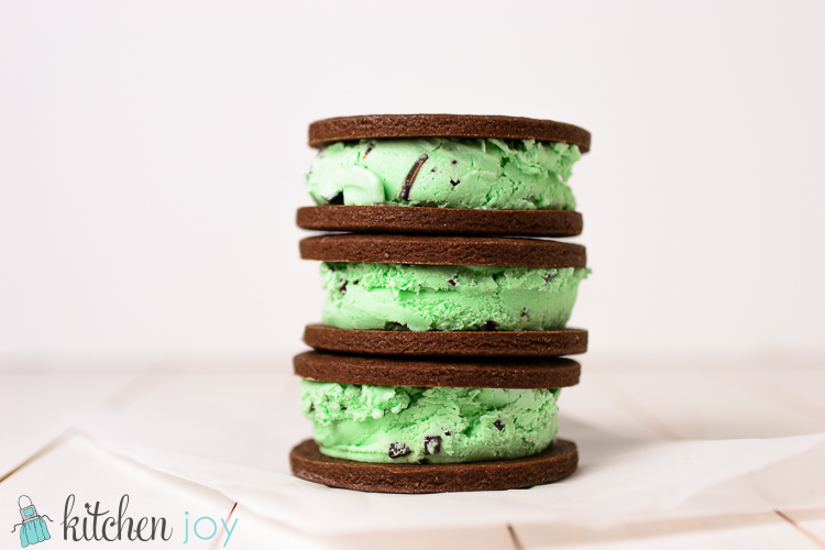 Homemade Ice Cream Sandwich Cookies - Kitchen Joy