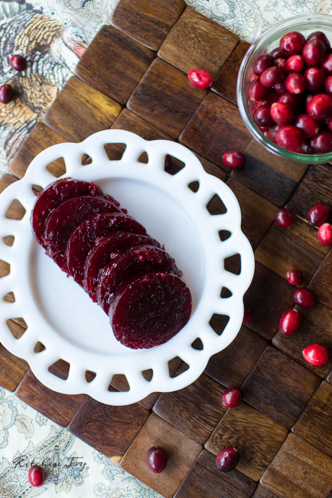 Homemade Jellied Cranberry Sauce - Kitchen Joy®