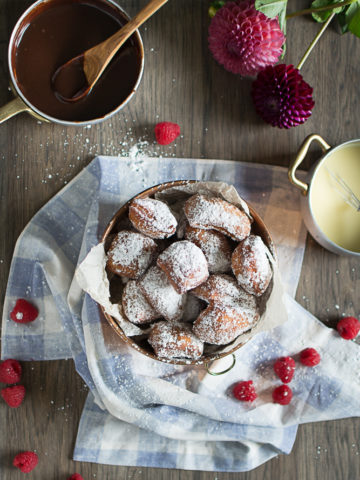 beignets recipe, homemade beignets, easy yeast donuts, foolproof beignets recipe, self published cookbook, michigan food blogger,
