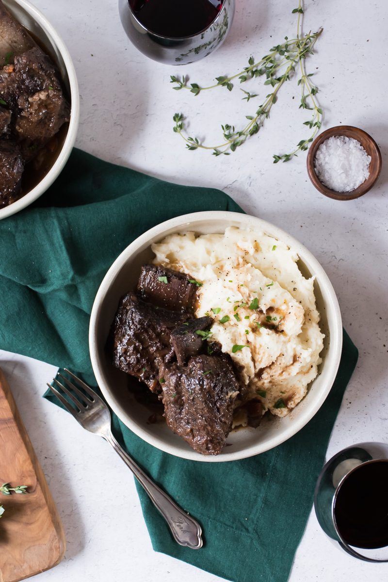 Braised Beef Short Ribs - - Kitchen Joy