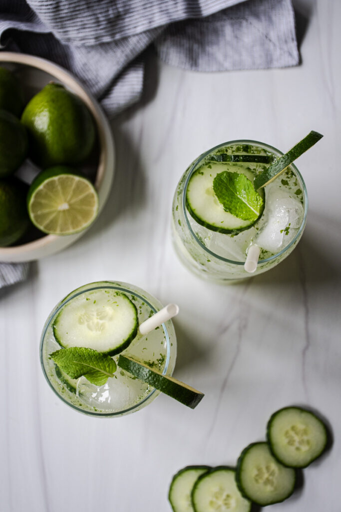 cucumber mint cocktail